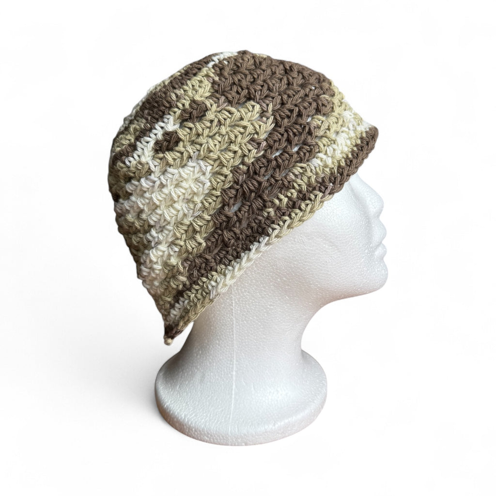 Autumn cotton mesh skull cap