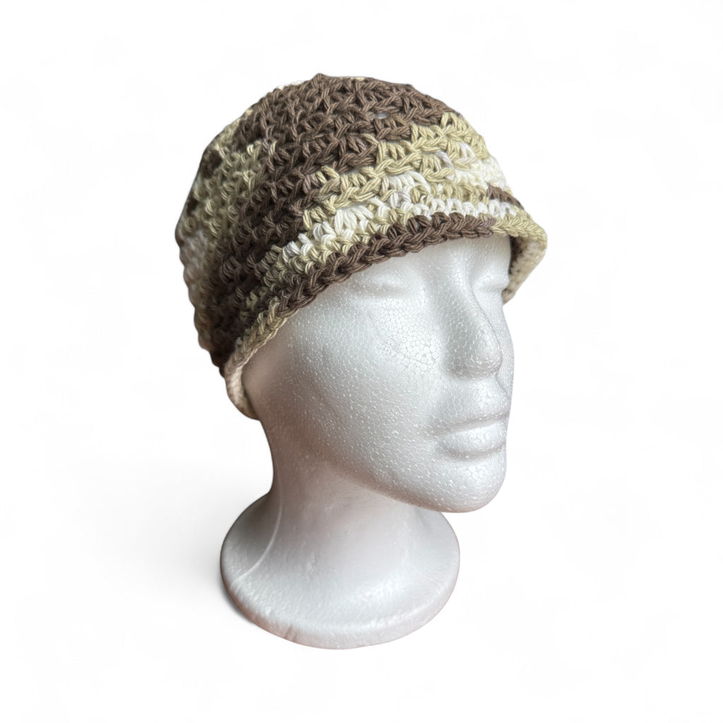 Autumn cotton mesh skull cap